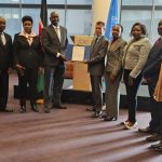 PS Immigration Bitok and Director Immigration Cheluget in Canada at the ICAO to deposit Kenya’s E-signature.