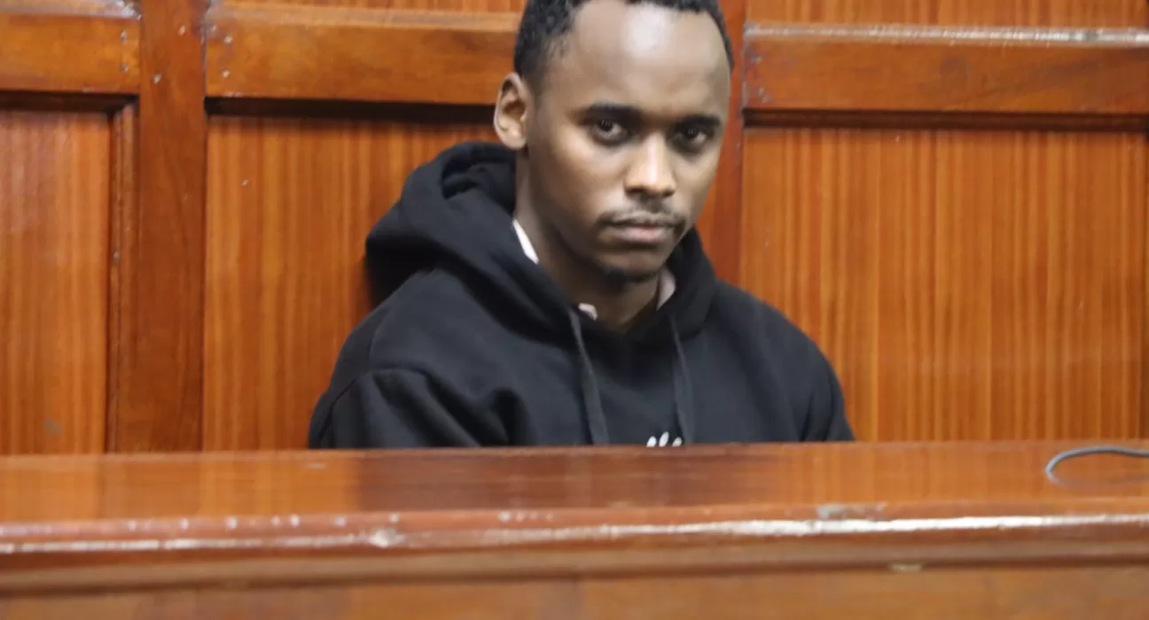 Photo of Nairobi businessman Joseph Kairo Wambui, popularly known as Kalif Kairo in court
