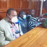 Former Governor Waititu Comes To Court in Crutches.