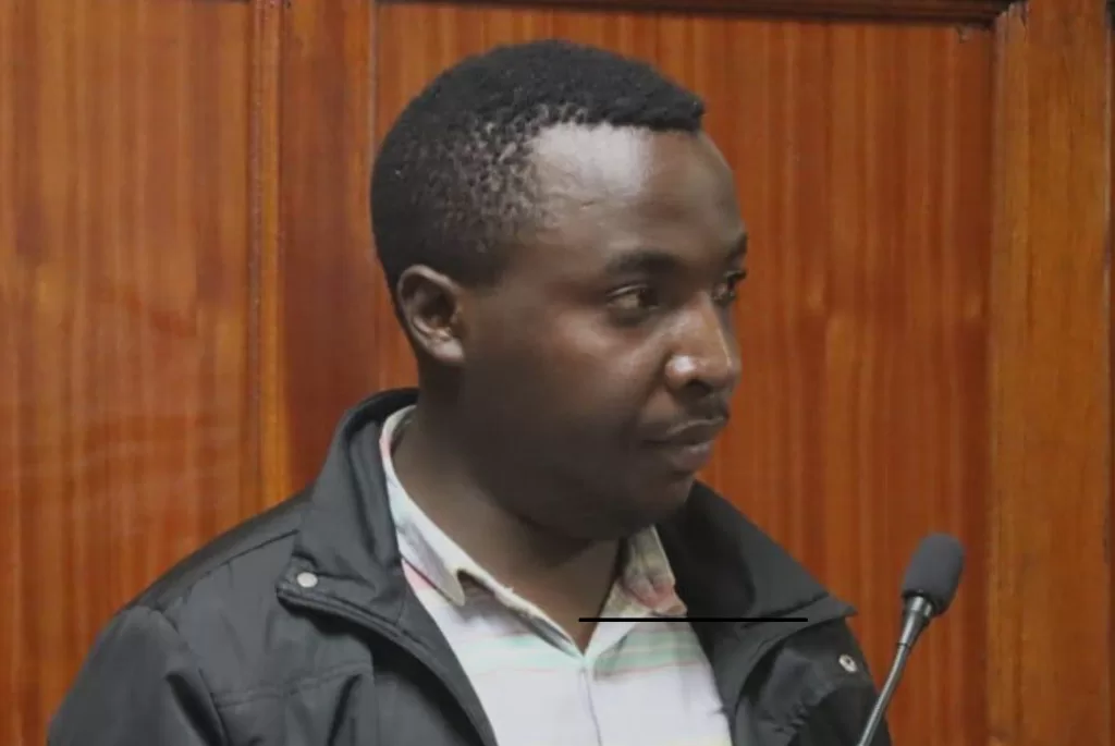 Alex Mutua was arraigned before the Makadara high court where he was charged with the death of Scott and it was alleged that he committed the offence on February 16 this year in Pipeline, alongside others, not before court