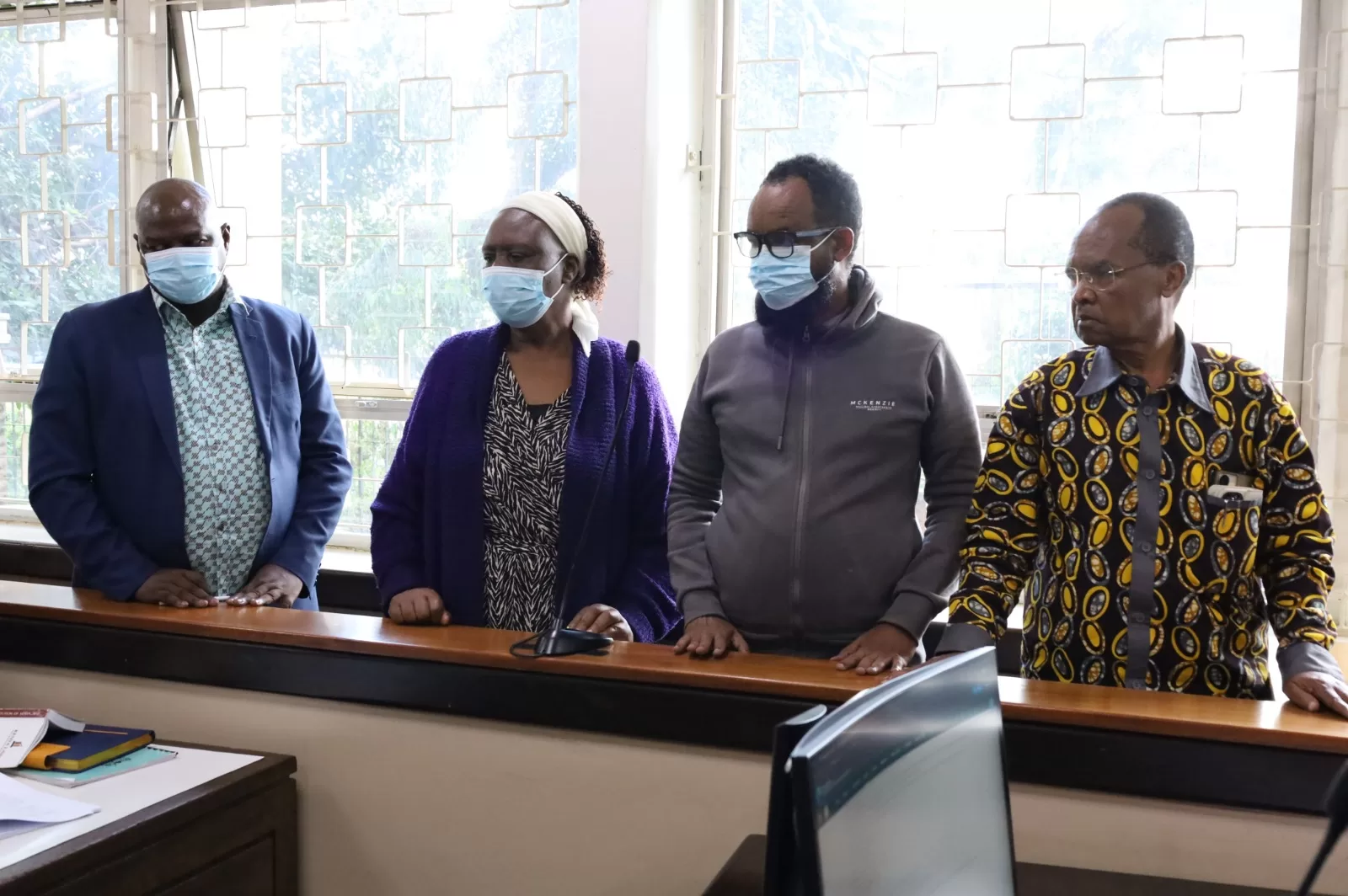 Prof. Anangwe, Dr. Ahmed Sheikh Abdullahi, Carren Kerubo Omwenga, and Dr. Darius Mogaka Ogutu. They are alleged to have misused their roles within the University Council to unlawfully reinstate Mr. Daniel Brian Ouma Okeyo as the Acting Chief Operations Officer