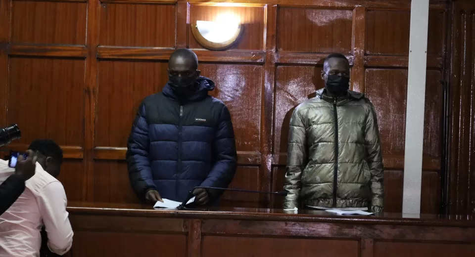 Klinzy Baraza Masinde and Duncan Kiprono