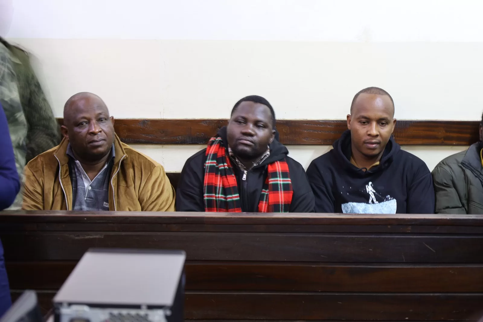 suspects include interdicted Nairobi Central Police Station OCS Samson Kiprotich Taalam, Police Constable James Mukhwana, Officer Peter Kimani, and three other suspects,John Ngige Gitau, Gin Ammitou Abwao, and Brian Mwaniki Njue.
