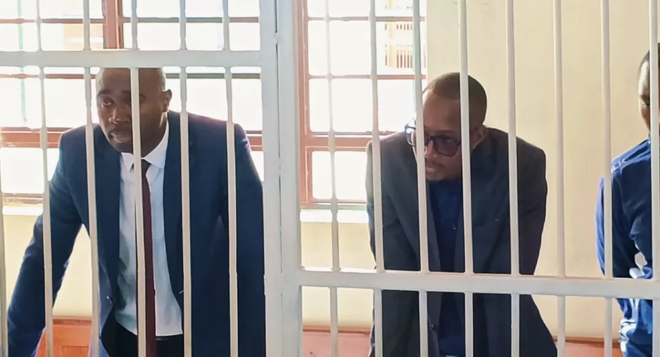 Manyatta MP Gitonga Mukunji and two others