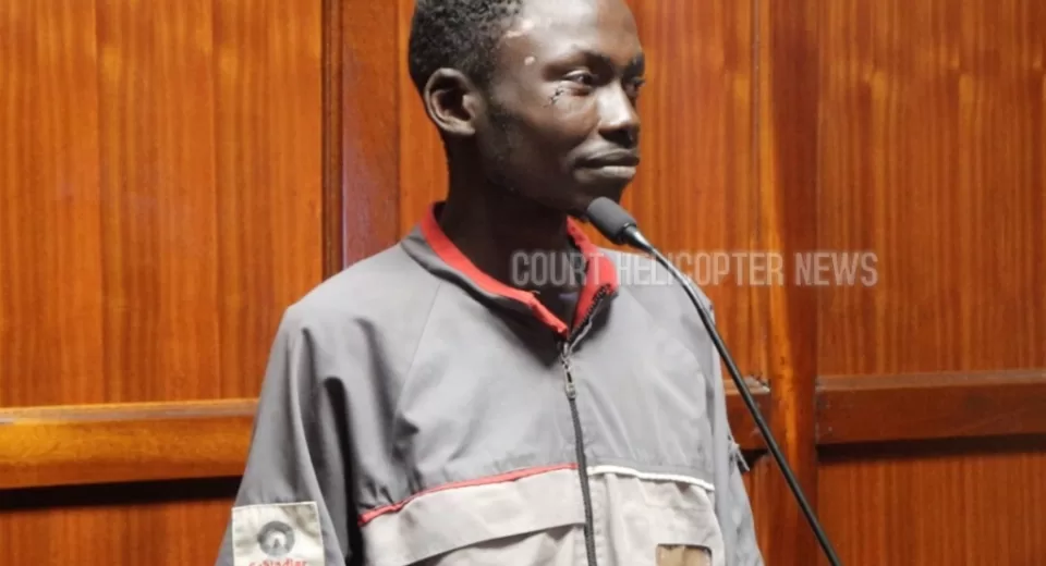 Photo of Nelson Ibrahim Kidero, aka Nelson Muriithi in Court