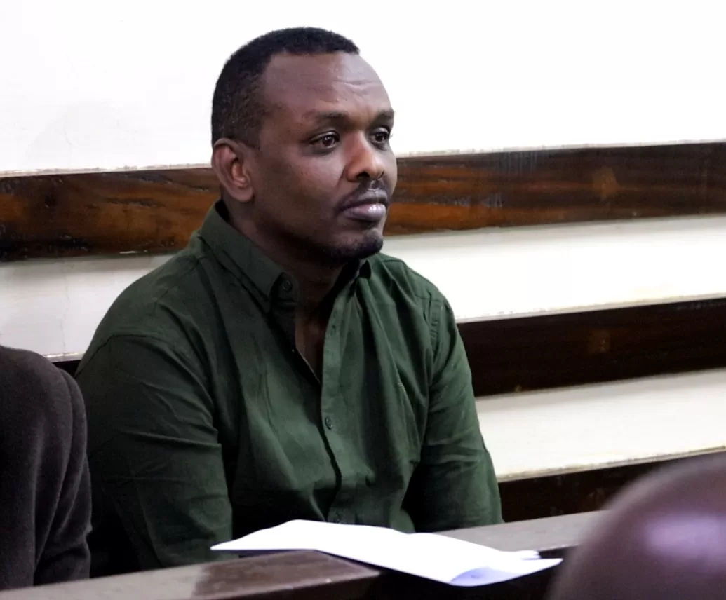 Photo of former Pangani officer Ahmed Rashid in Court