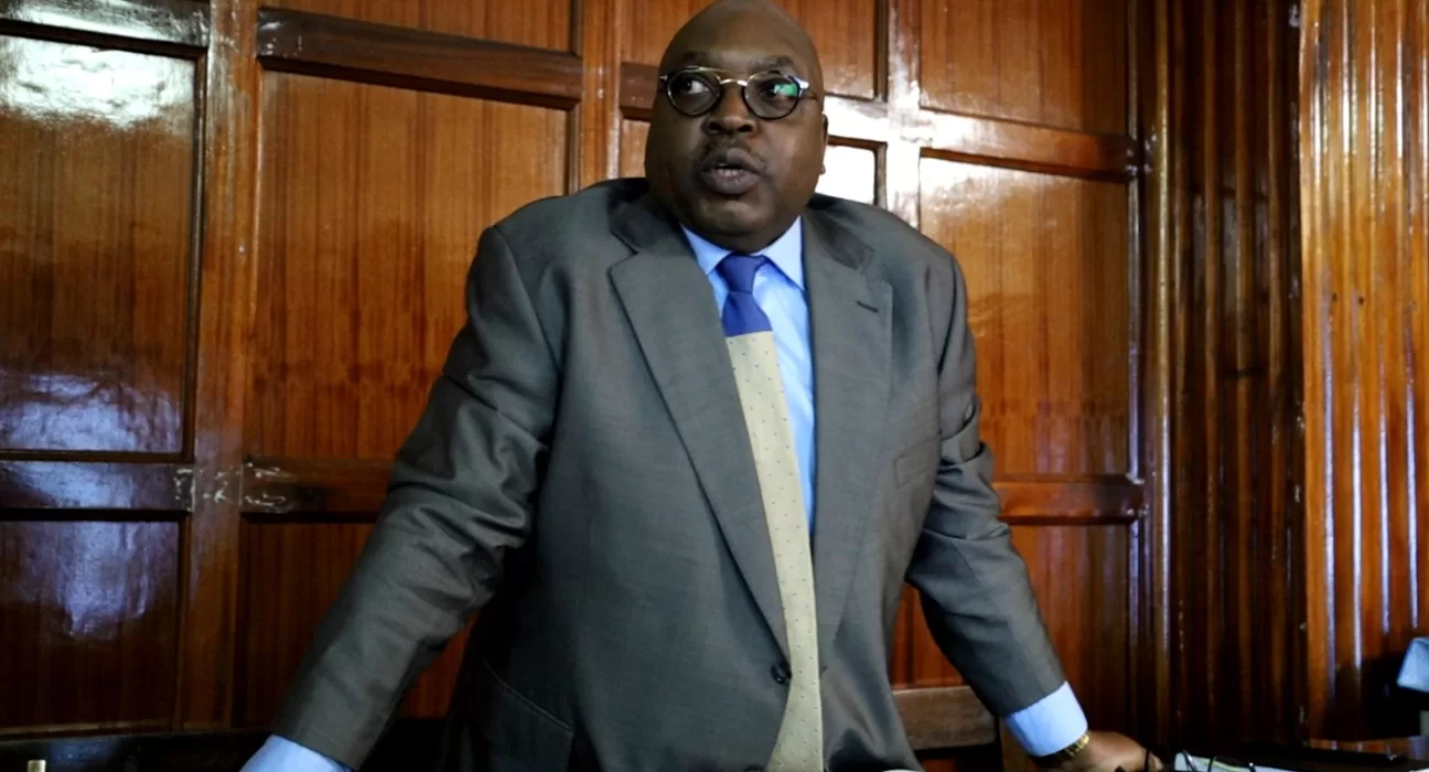 Photo of Businessman Rajendra Shanghani in Court