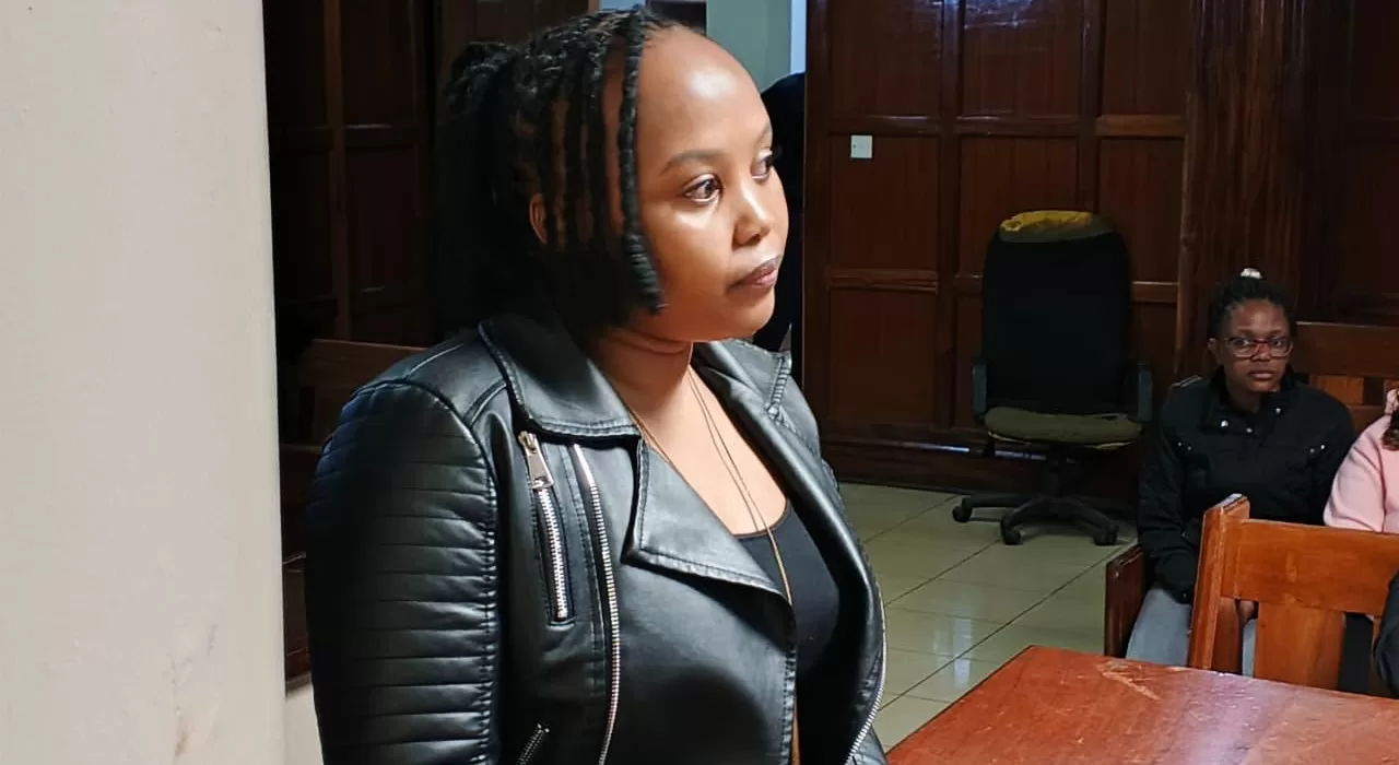 Photo of Felister Wairimu in Court