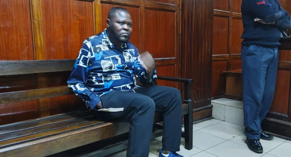 Photo of Fobonou Wassou De-dieua, alias Joseph Kabongo in Court