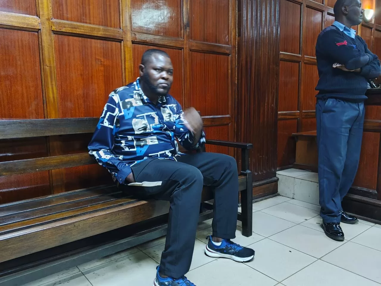Photo of Fobonou Wassou De-dieua, alias Joseph Kabongo in Court