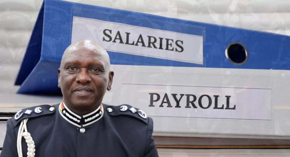 battle on who should control the National Police Service payroll between the National Police Service and the National Police Service Commission