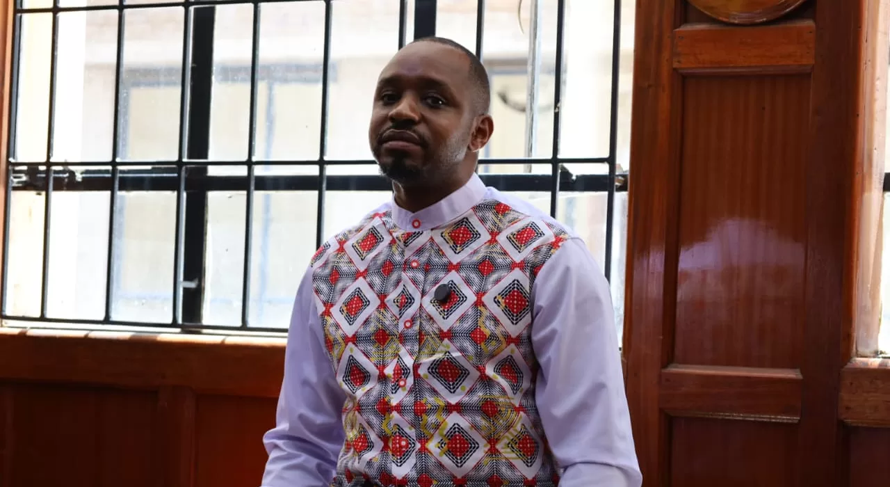 Photo of Activist Boniface Mwangi in court