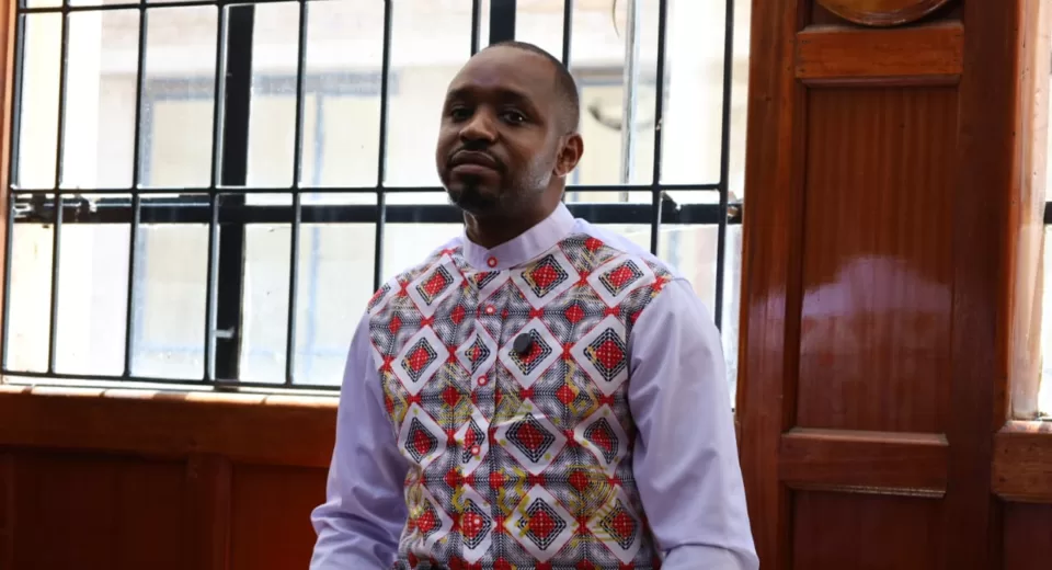 Photo of Activist Boniface Mwangi in court