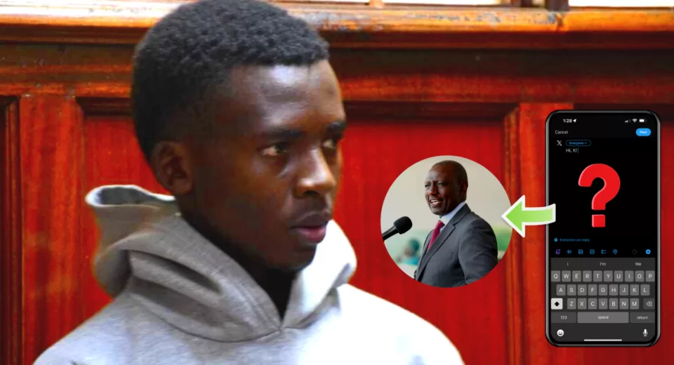 The trial of David Oaga Mokaya, a university student accused of posting a fabricated social media message suggesting that President William Ruto had passed