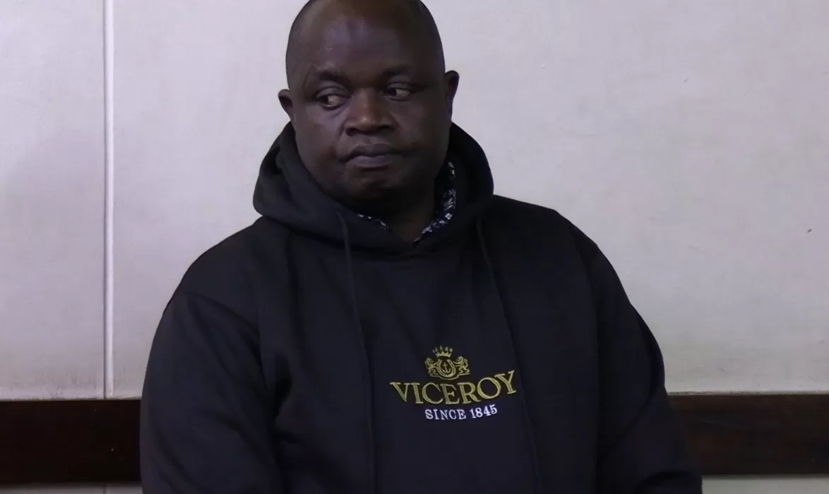 Photo of Geophery Malo Otsieno in court