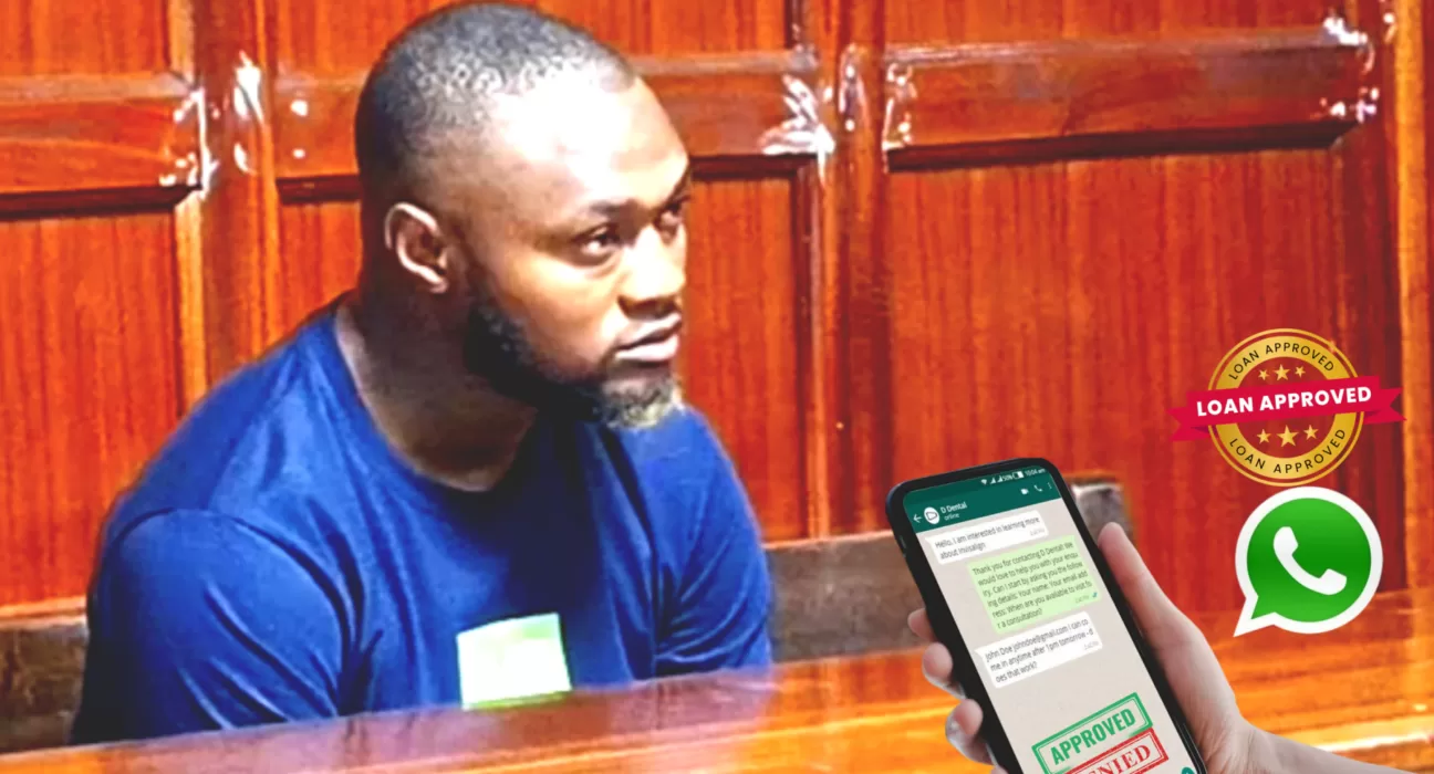 Photo of Bravin Ndeta Karani in Court