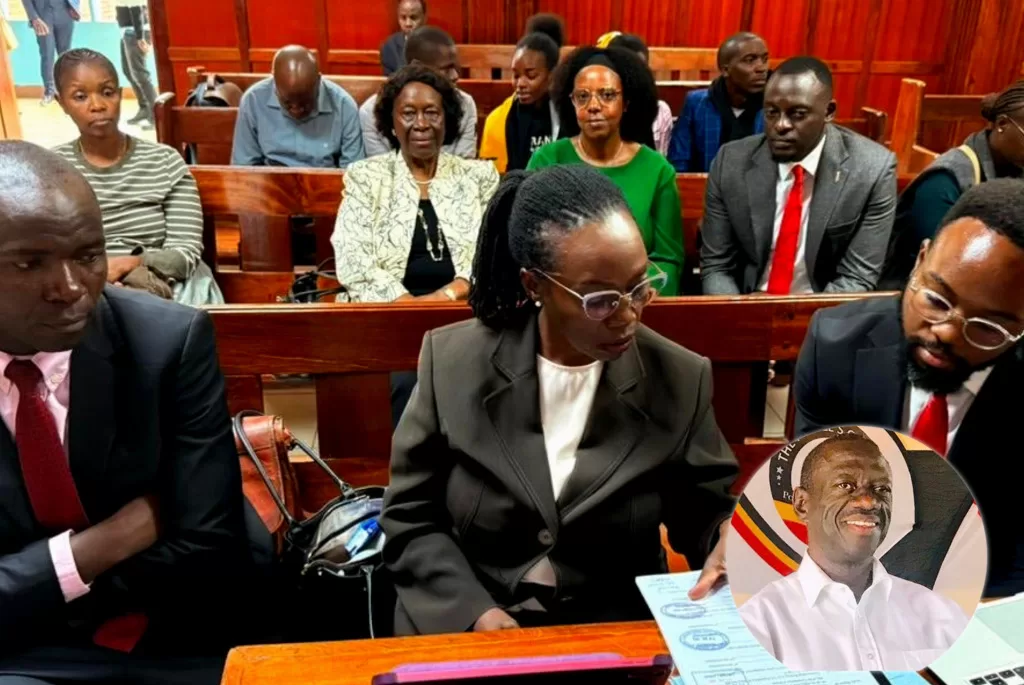 Senior Counsel Martha Karua, representing Besigye