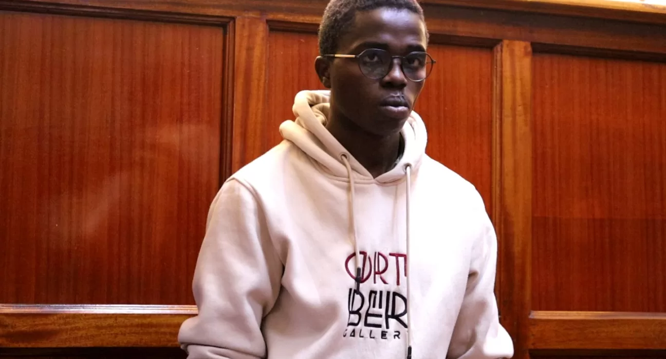 Photo of Seth Mwabe Okwanyo in court