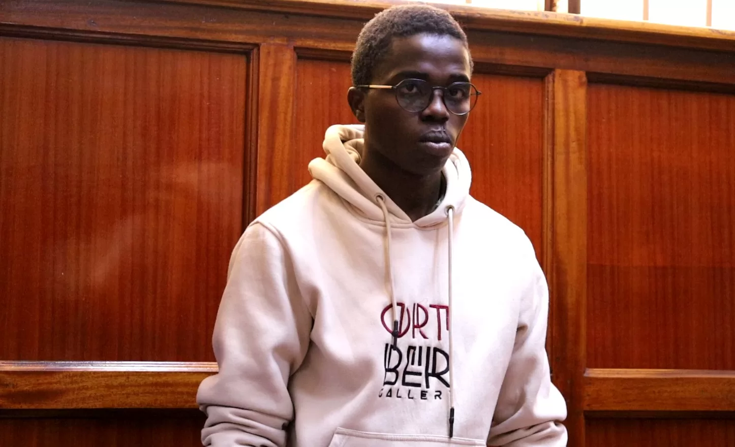 Photo of Seth Mwabe Okwanyo in court