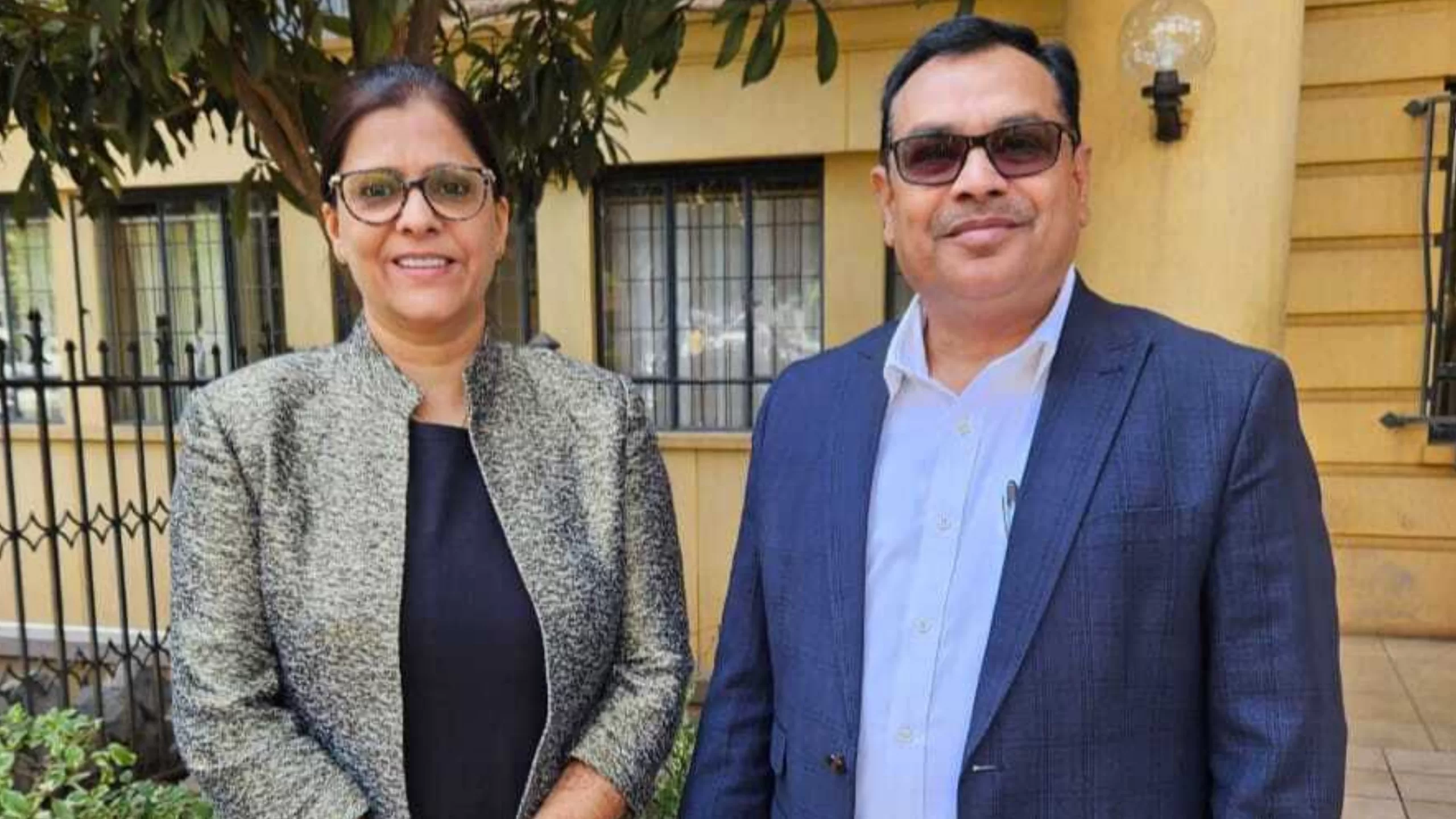 Directors of Heritage Flowers Limited, Shailesh Kumar Rai and Ranjeta Pandey Rai