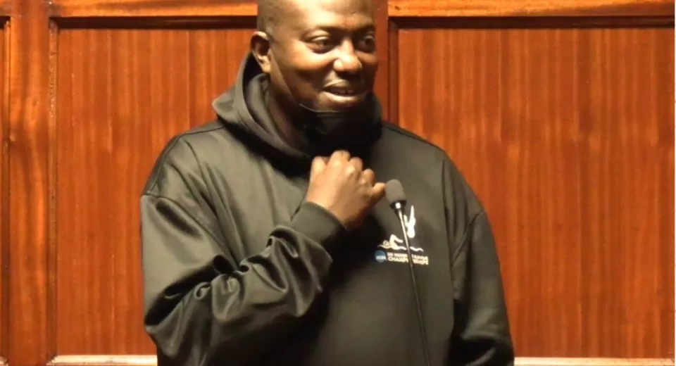 Photo of Samuel Maina Weru in court