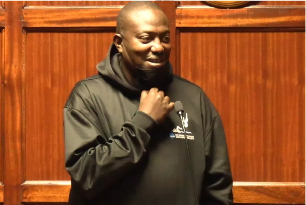 Photo of Samuel Maina Weru in court