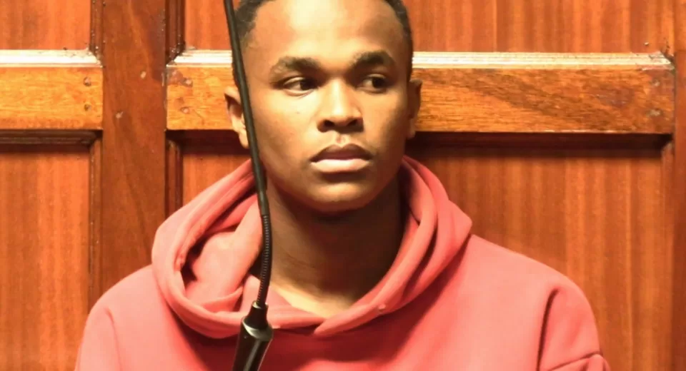 Photo of Collins Mutuma in court