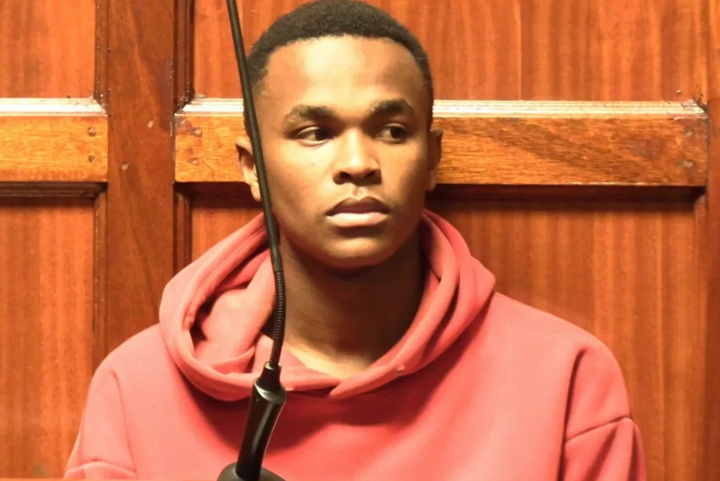 Photo of Collins Mutuma in court