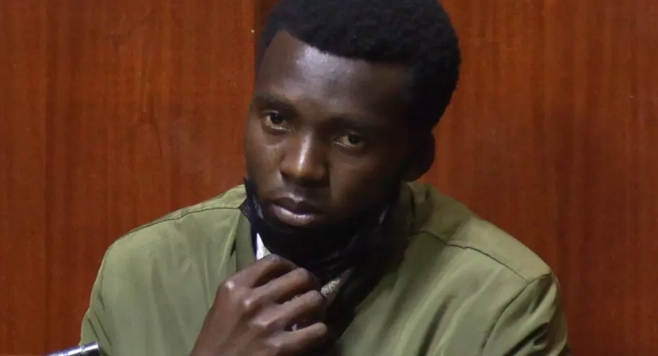 Photo of David Oaga Mokaya in court