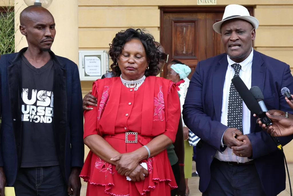 The family of missing security expert Mwenda Mbijiwe