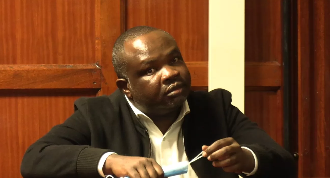 Photo of Patroba Odhiambo in cour