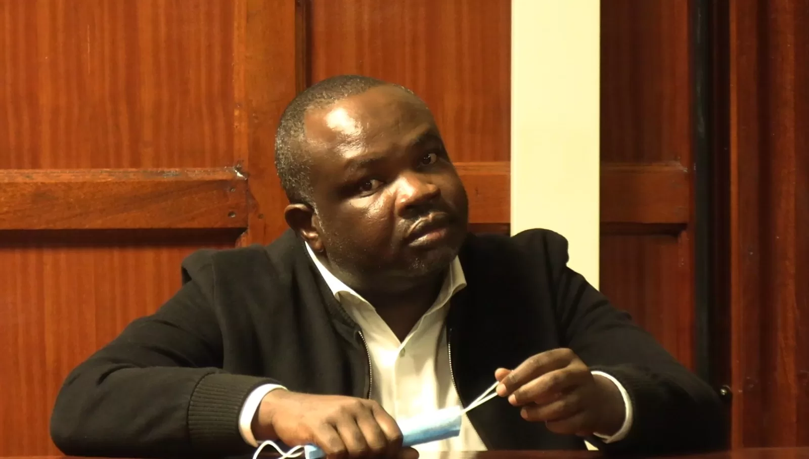 Photo of Patroba Odhiambo in cour