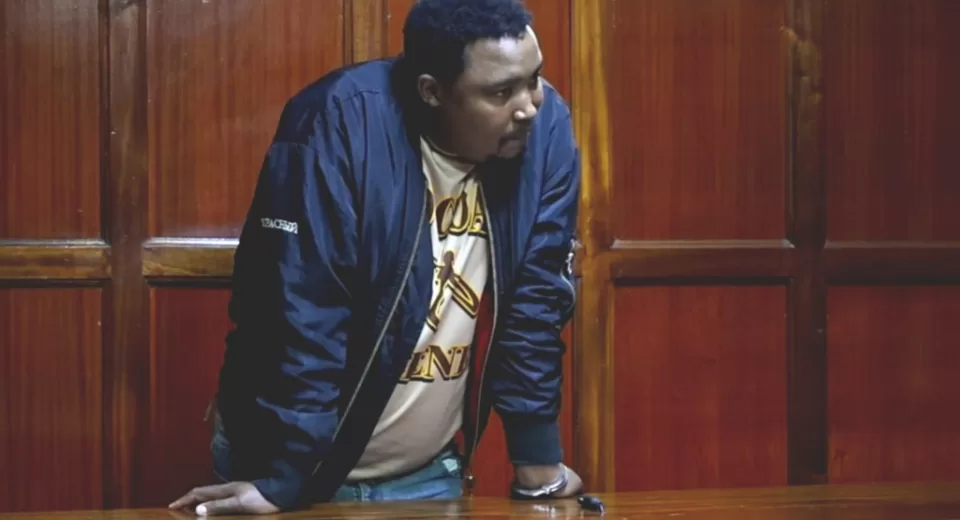 Photo of Robinson Warui Mureithi in court