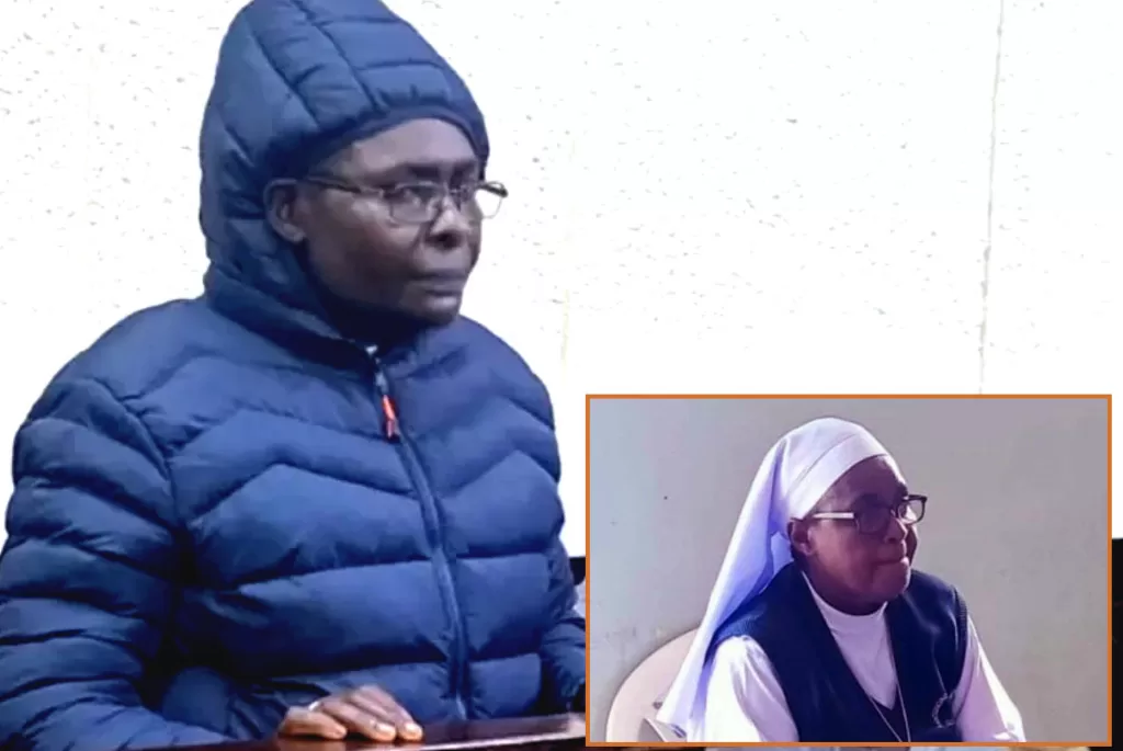 Photo of Sister Anselmina Karimi in Court