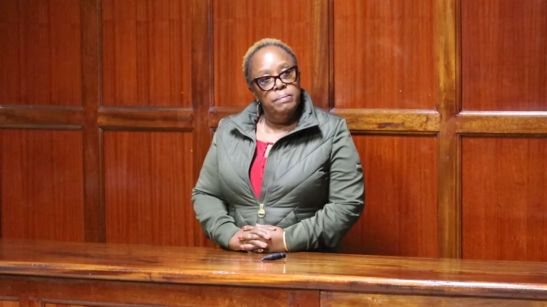 Photo of Stella Anne Mutheu Osewe in Court
