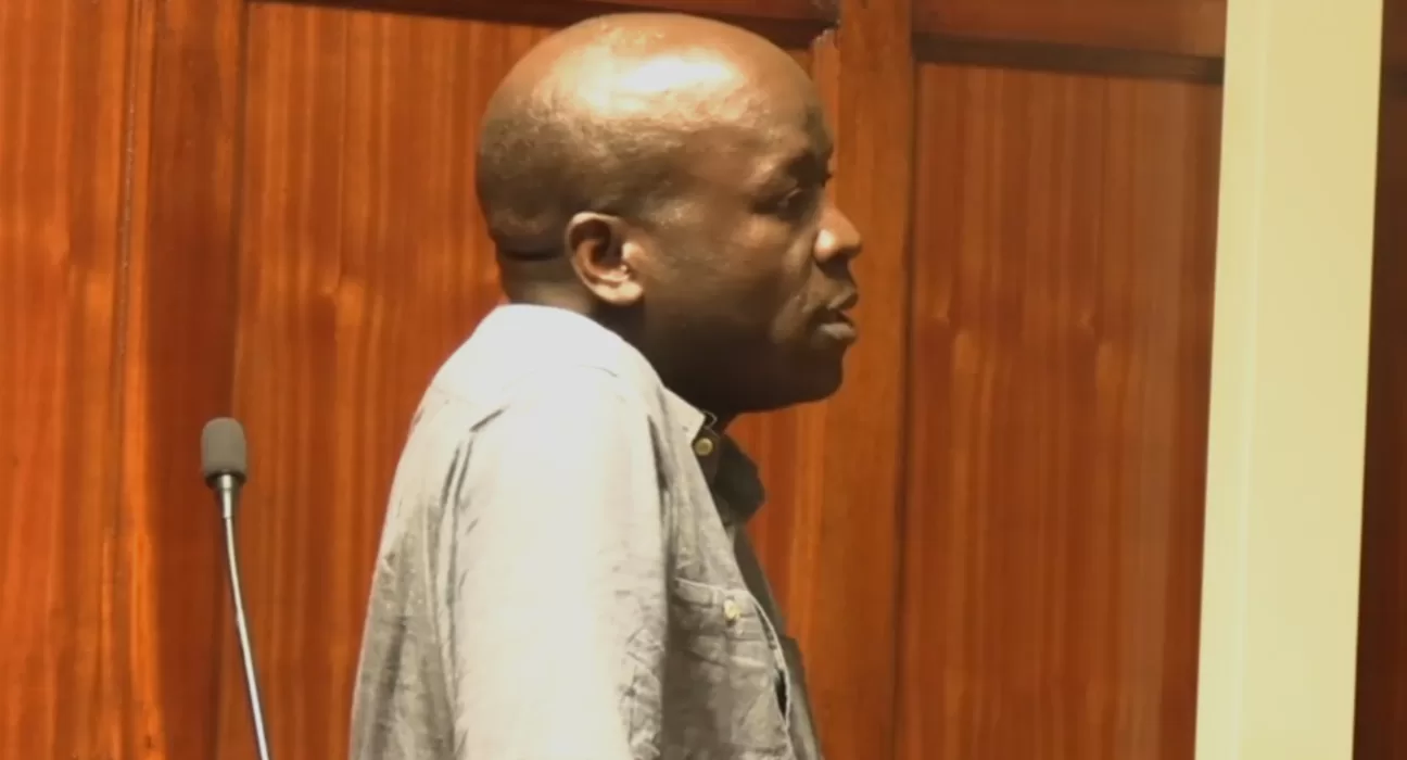 Photo of Qurine Omondi Muteshi in court