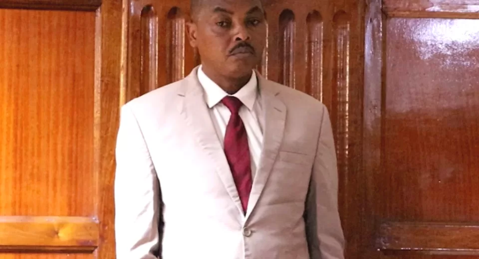 Photo of Joshua Muthwii Maingi in court