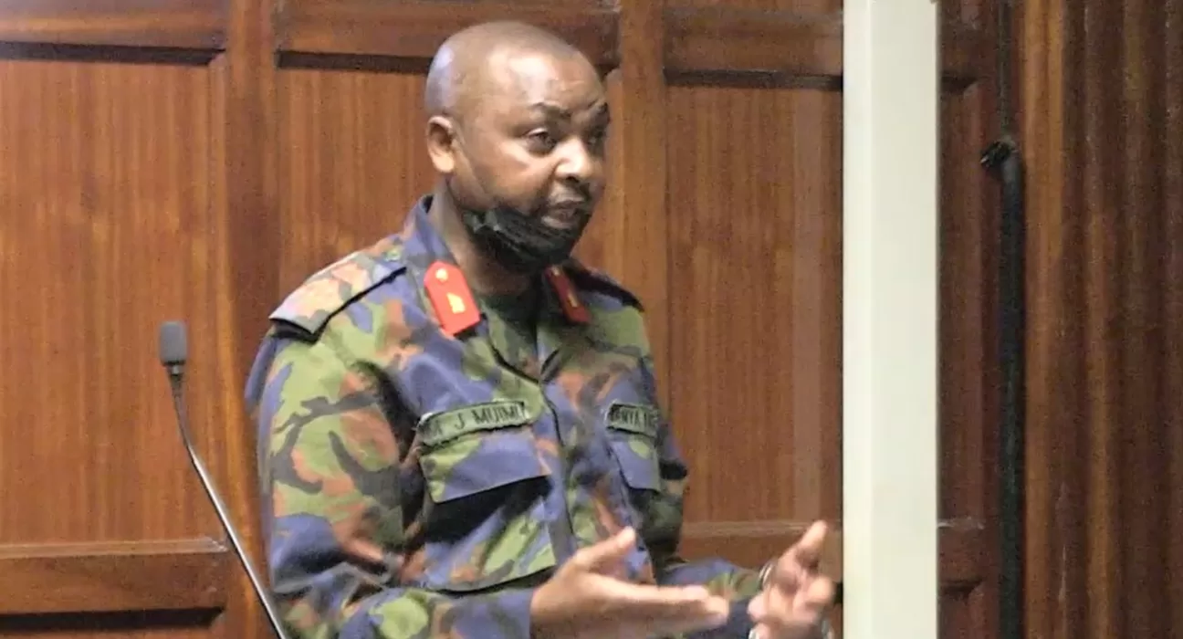 Photo of Joshua Mutui Muimi in court