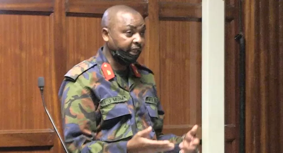 Photo of Joshua Mutui Muimi in court