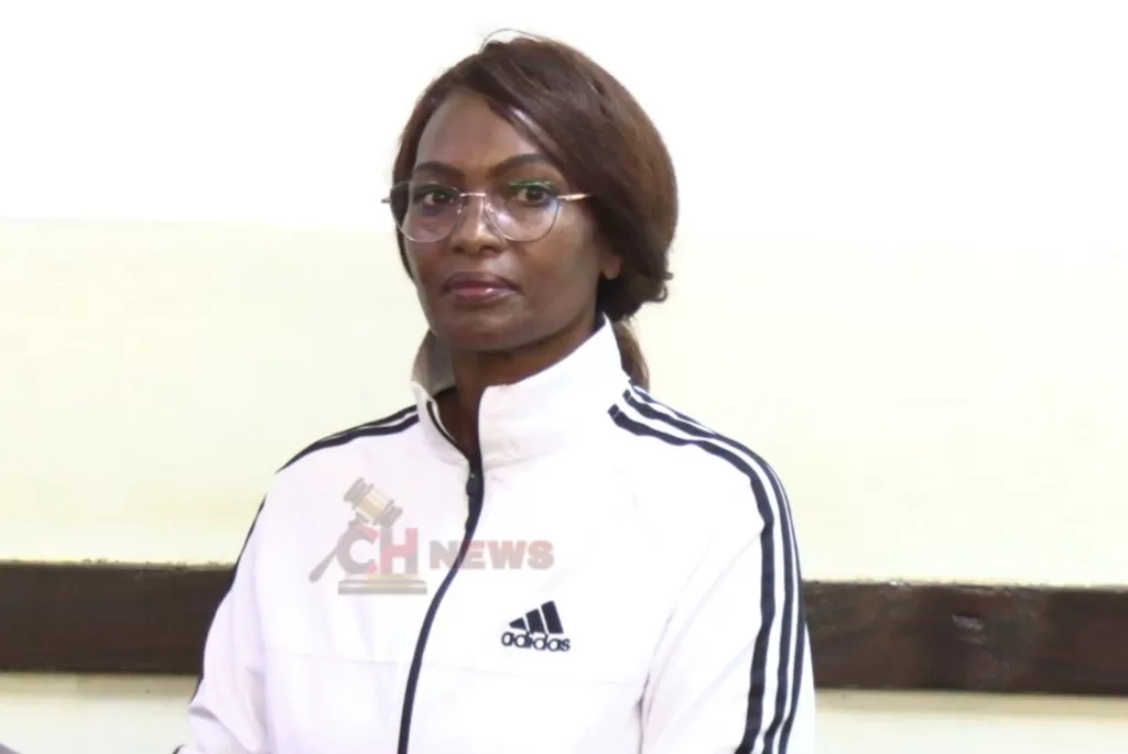 Photo of Sarah Wairimu Kamotho before Kibera Magistrates Court