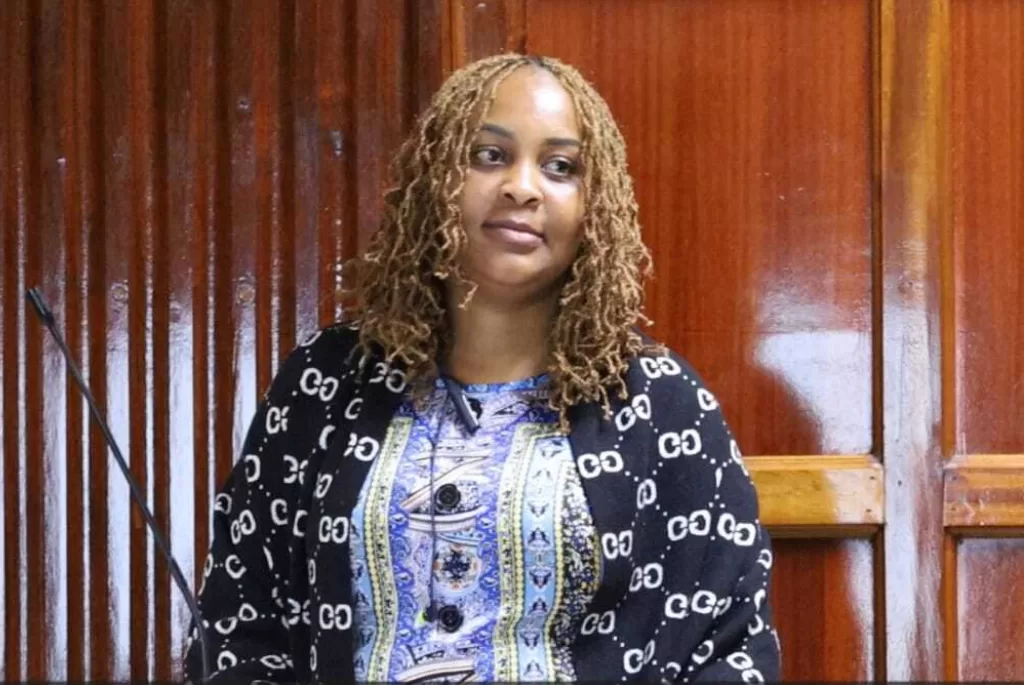 Photo of Sheila Mwaikwasi in court