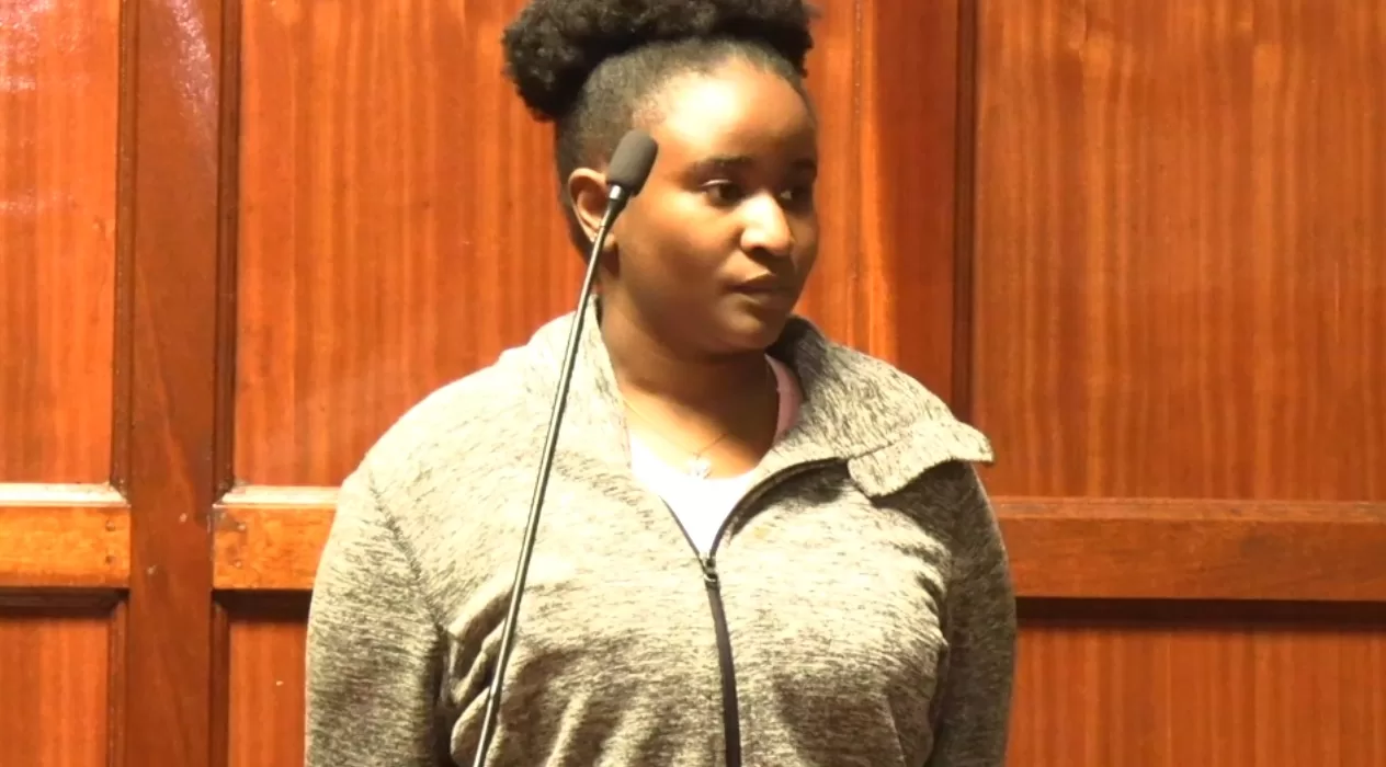 Photo of Wanda Wanjiru Okisai in court