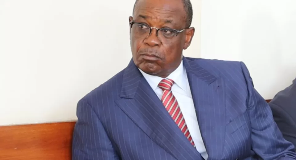 Photo of former Nairobi Governor Dr. Evans Kidero in court