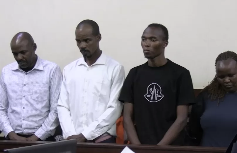 Photo of Felix Mwanangi Maundu, Elivanus Imbuga Omari, Zacharia Bogongo Bosire, Reuben Kiarie Ndirangu, Jackline Wamaitha Waronja, Grace Ndanu, and Victor Onchuru Nyabuto.