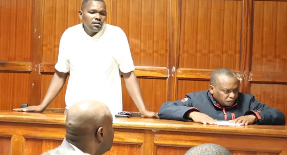 Sergeant Godwin Mjomba and Administration Police Constable Patrick Mutunga Titus in court