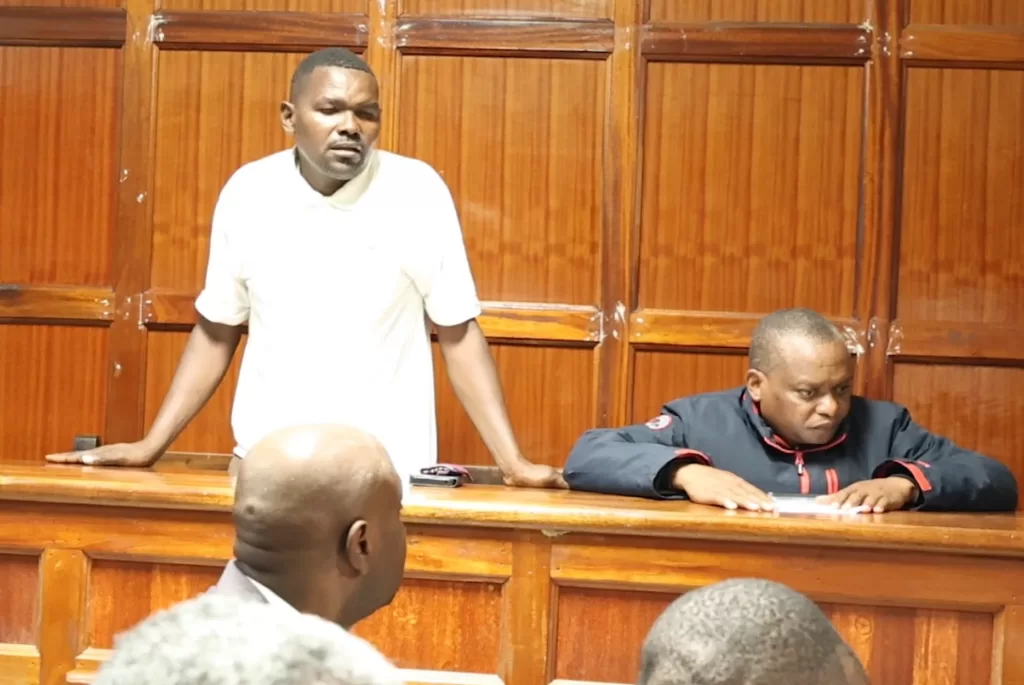 Sergeant Godwin Mjomba and Administration Police Constable Patrick Mutunga Titus in court